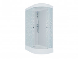 Душевая Кабина «Triton» Кораллл Мозаика 120x80x217,5 А L, со Смесителем ДН4 (Щ0000043487)