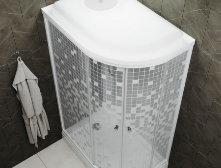 Душевая Кабина «Triton» Кораллл Мозаика 120x80x217,5 А L, со Смесителем ДН4 (Щ0000043487)