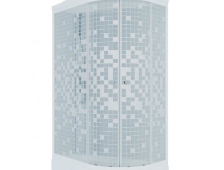 Душевая Кабина «Triton» Кораллл Мозаика 120x80x217,5 А L, со Смесителем ДН4 (Щ0000043487)