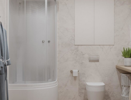 Душевая Кабина «Triton» Стандарт Лайт Градиент 90x90x216 Б, со Смесителем ДН4 (Щ0000039801)