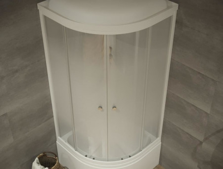 Душевая Кабина «Triton» Стандарт Лайт Градиент 90x90x216 Б, со Смесителем ДН4 (Щ0000039801)