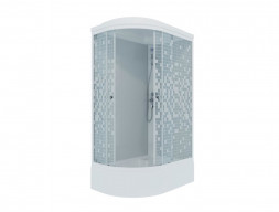 Душевая Кабина «Triton» Коралл Мозаика 120x80x231,5 В R, со Смесителем ДН4 (Щ0000038533)
