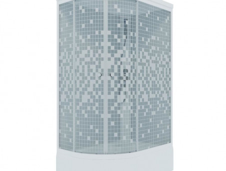 Душевая Кабина «Triton» Коралл Мозаика 120x80x231,5 В R, со Смесителем ДН4 (Щ0000038533)