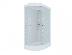 Душевая Кабина «Triton» Коралл Мозаика 120x80x217,5 А R, со Смесителем ДН4 (Щ0000043488)
