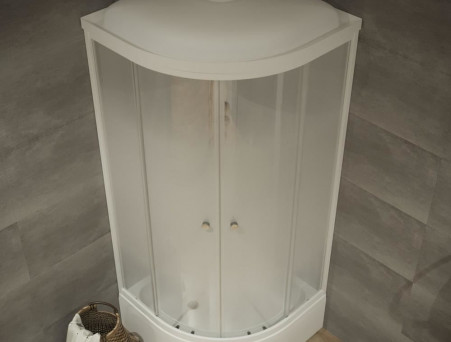 Душевая Кабина «Triton» Стандарт Лайт Градиент 100x100x228 В, со Смесителем ДН4 (Щ0000039806)