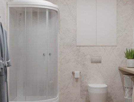 Душевая Кабина «Triton» Стандарт Лайт Градиент 100x100x228 А, со Смесителем ДН4 (Щ0000039805)