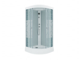 Душевая Кабина «Triton» Стандарт Узоры 90x90x215 А, со Смесителем ДН4 (Щ0000027239)