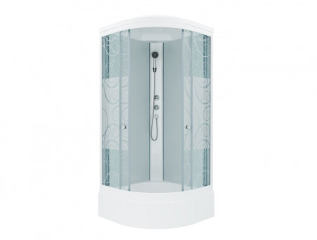 Душевая Кабина «Triton» Стандарт Узоры 90x90x228 В, со Смесителем ДН4 (Щ0000027248)