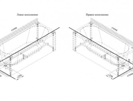 Акриловая Ванна «Vannesa» Виктория 180х70 (2-01-0-0-0-243)