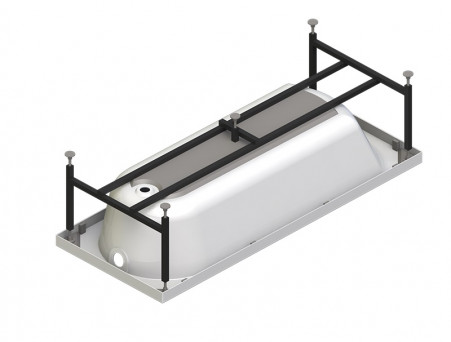 Акриловая Ванна «Vannesa» Аврора 170х70, Комплект (137456)