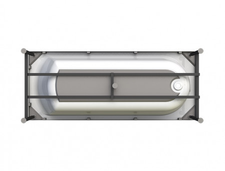 Акриловая Ванна «Vannesa» Аврора 170х70, Комплект (137456)