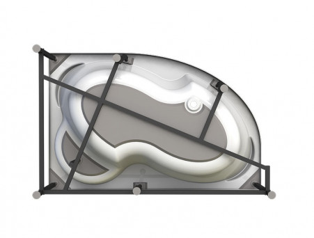 Акриловая Ванна «Vannesa» Ирма 149х96 L, Комплект (137470)