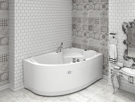 Акриловая Ванна «Vannesa» Ирма 149х96 R, Комплект (137471)