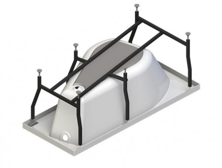 Акриловая Ванна «Vannesa» Миранда 168х95 R, Комплект (137481)