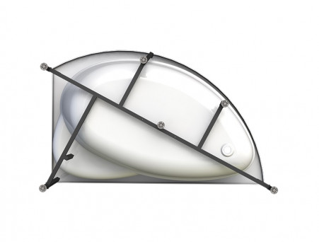 Акриловая Ванна «Vannesa» Модерна 160х100 L, Комплект (137482)