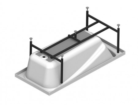 Акриловая Ванна «Vannesa» Роза 169х77, Комплект (137491)