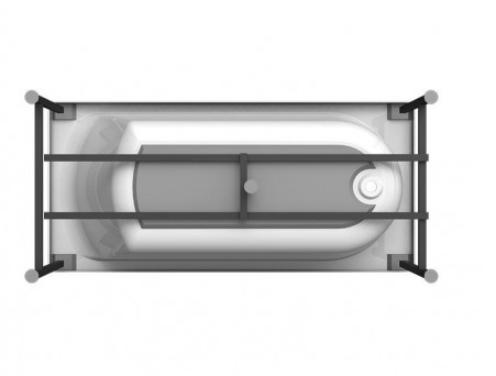Акриловая Ванна «Vannesa» Николь 150х70, Комплект (137488)