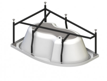 Акриловая Ванна «Vannesa» Ирма 160х105 L, Комплект (137472)