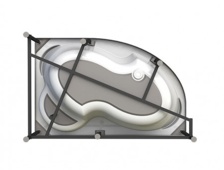 Акриловая Ванна «Vannesa» Ирма 160х105 L, Комплект (137472)