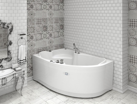 Акриловая Ванна «Vannesa» Ирма 160х105 L, Комплект (137472)