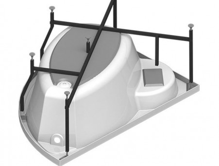 Акриловая Ванна «Vannesa» Алари 168х120 R (2-01-0-2-1-218Ч)