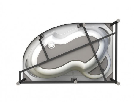 Акриловая Ванна «Vannesa» Ирма 149х96 R (2-01-0-2-1-216Ч)