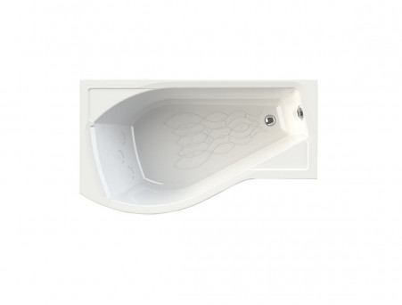 Акриловая Ванна «Vannesa» Миранда 168х95 L (2-01-0-1-1-209Ч)