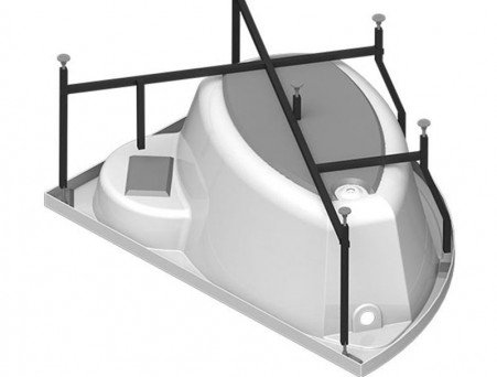 Акриловая Ванна «Vannesa» Алари 168х120 L (2-01-0-1-1-218Ч)
