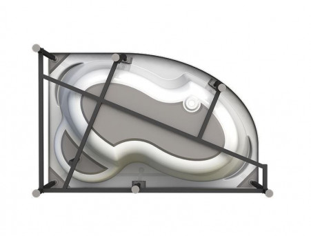 Акриловая Ванна «Vannesa» Ирма 160х105 L (2-01-0-1-1-229Ч)