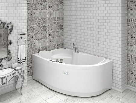 Акриловая Ванна «Vannesa» Ирма 169х110 L (2-01-0-1-1-217Ч)