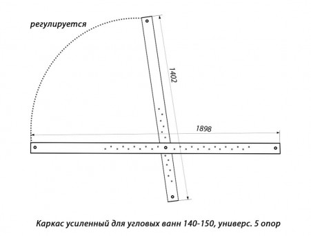 Акриловая Ванна «Triton» Троя 150х150 (Н0000000218)