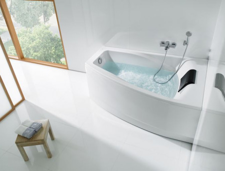 Акриловая Ванна «Roca» Hall Angular 150х100 R, Комплект (ZRU9302865+ZRU9302868)