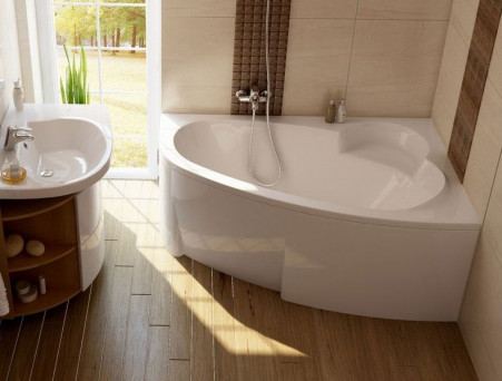 Акриловая Ванна «Ravak» Asymmetric 150х100 R, Комплект (057854)