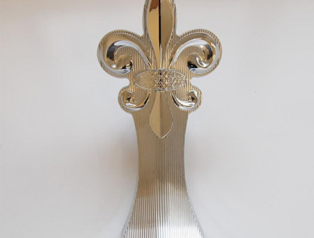 Акриловая Ванна «Radomir» Леонесса 175х80, Ножки «Лилия» Chrome, Перламутр (1-01-2-0-9-138П)