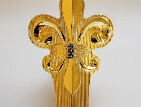 Акриловая Ванна «Radomir» Леонесса 175х80, Ножки «Лилия» Gold, Перламутр (1-01-3-0-9-138П)