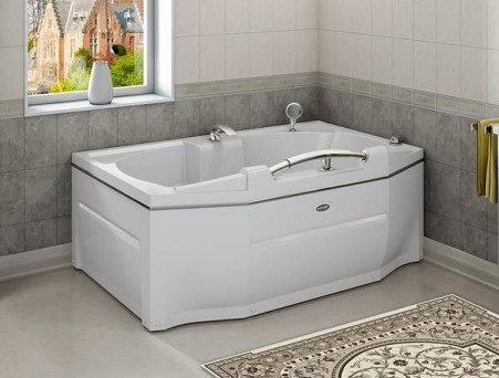 Акриловая Ванна «Radomir» Конкорд 180х120 с поручнем, Комплект (150413)