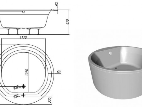 Акриловая Ванна «Kolpa-San» Vivo 160х160 (005664)