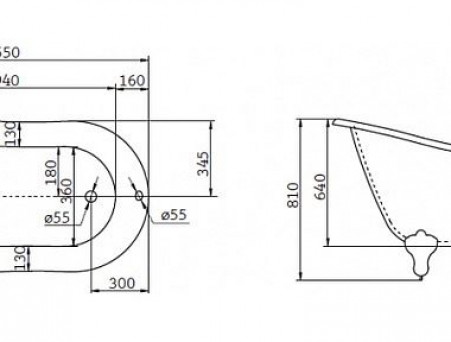 Акриловая Ванна «BelBagno» 155х76 Ножки Хром, Комплект (092546)