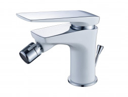 Смеситель для Биде «Lemark» Allegro, Белый, Хром (LM5908CW)