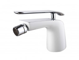 Смеситель для Биде «Lemark» Melange, Белый, Хром (LM4908CW)