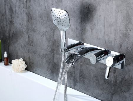 Смеситель для Ванны с Душем «Lemark» Atlantiss, Хром (LM3224C)