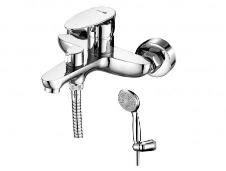 Смеситель для Ванны с Душем «Lemark» Nero, Хром (LM0214C)