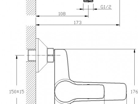 Смеситель для Ванны с Душем «Rossinka» RS29, Хром (RS29-31)