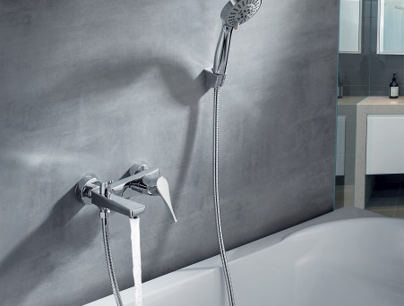 Смеситель для Ванны с Душем «Rossinka» RS34, Хром (RS34-31)