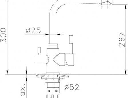 Смеситель для Кухонной Мойки «Lemark» Expert, Золото (LM5061G)
