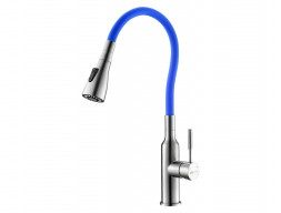 Смеситель для Кухонной Мойки «Lemark» Expert, Сталь, Голубой (LM5082S-Blue)