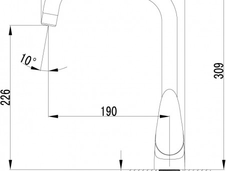 Смеситель для Кухонной Мойки «Lemark» Pramen, Хром (LM3355C)