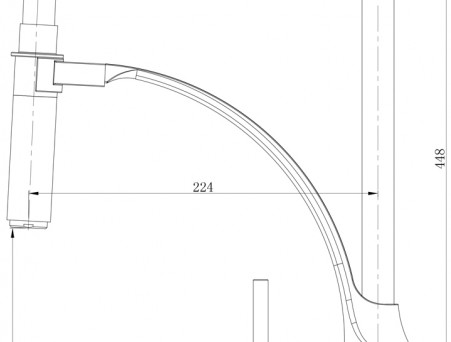 Смеситель для Кухонной Мойки «Lemark» Soul, Хром, Черный (LM6007C)