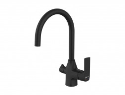 Смеситель для Кухонной Мойки «Lemark» Ursus, Черный (LM7261BL)