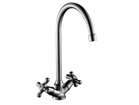 Смеситель для Кухонной Мойки «Rossinka» Н, Хром (H02-72)